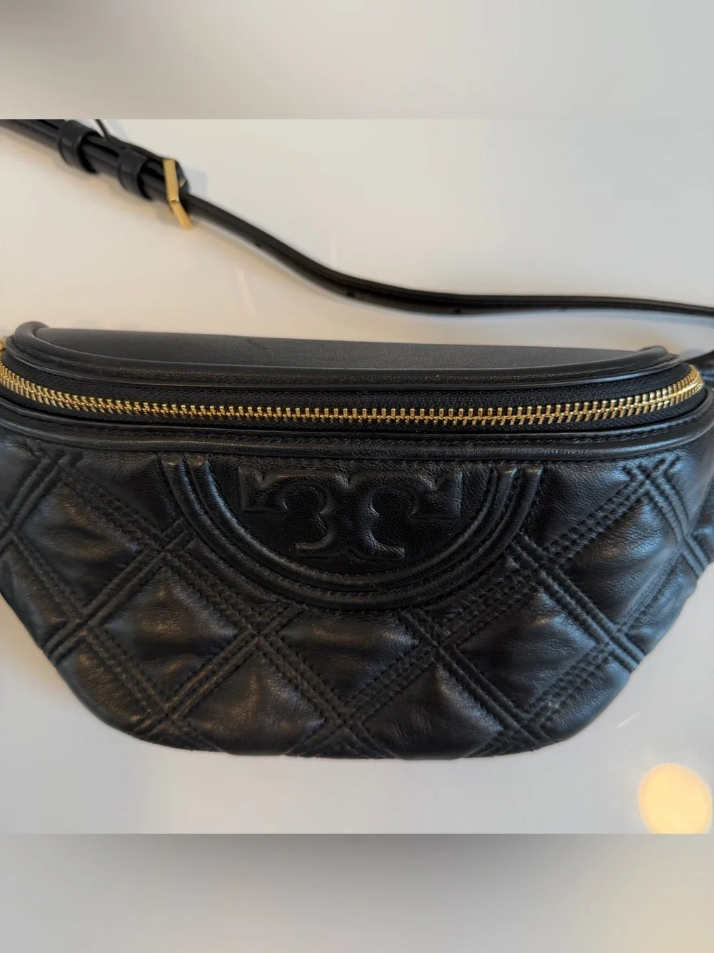 Tory Burch compact quilted